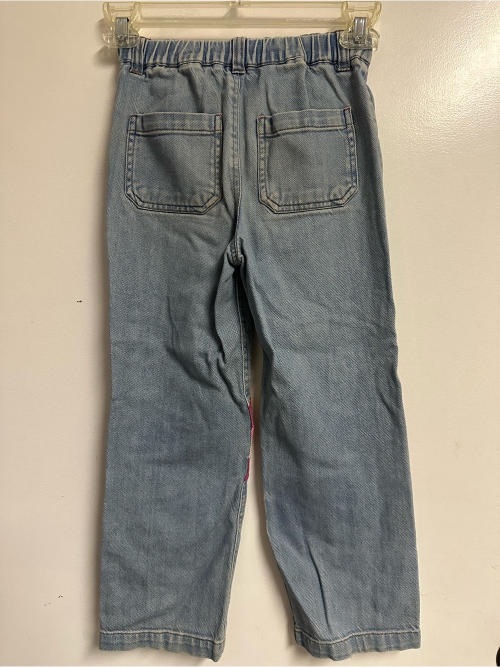 Mini Boden Embroidered Pink Flamingo Light Wash girls Jeans. Size 8. - Picture 5 of 5